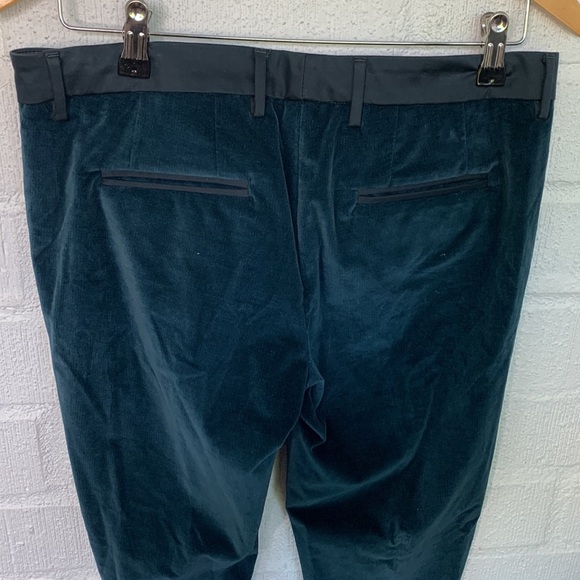 True Royal Blue Velvet Luxury Pants size 42 - Picture 6 of 8